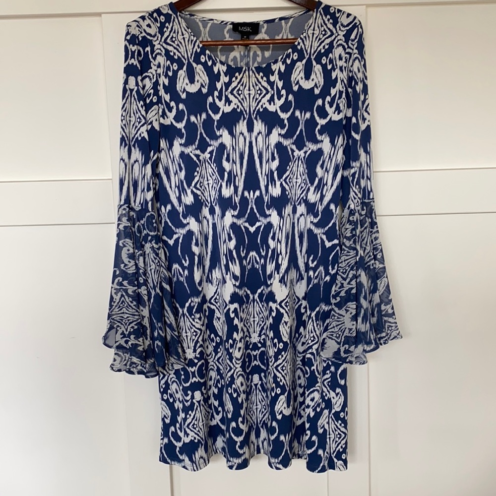 Blue Flowy Dress
